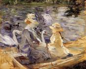 贝尔特 摩里索特 : On the Lake in the Bois de Boulogne